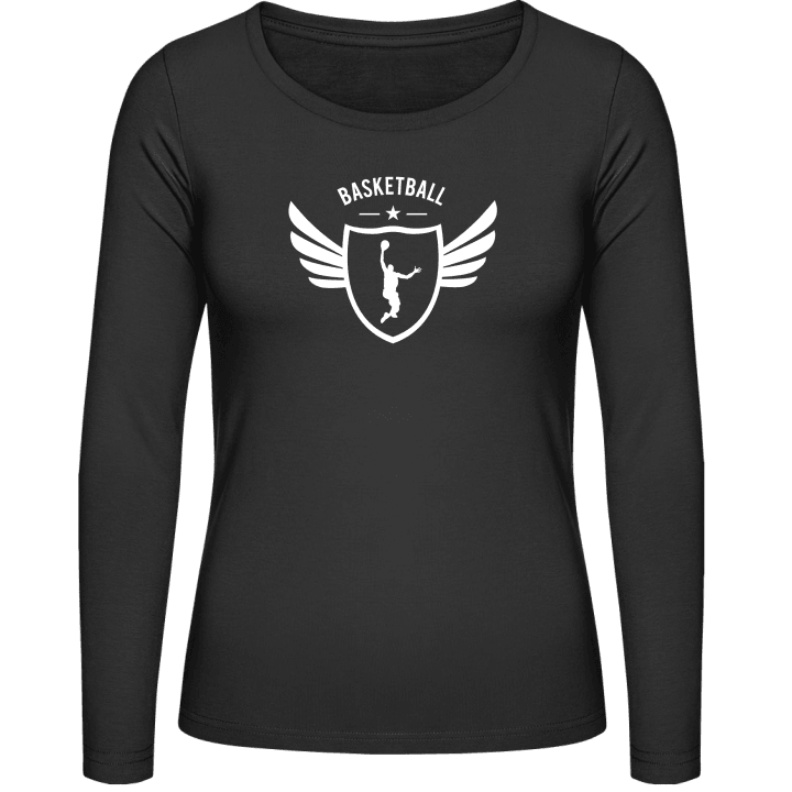 Basketball Winged Vrouwen Lange Mouw Shirt contain pic