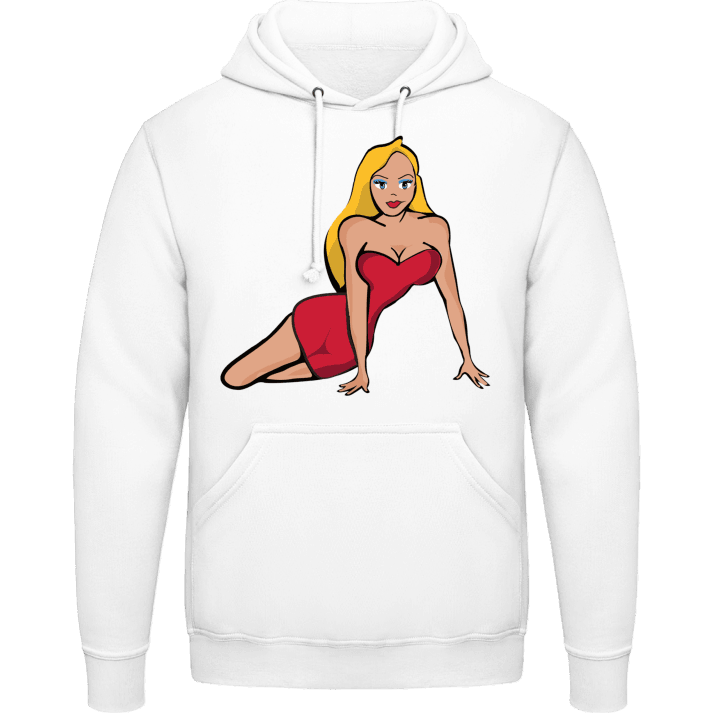 Hot Blonde Woman Hoodie contain pic
