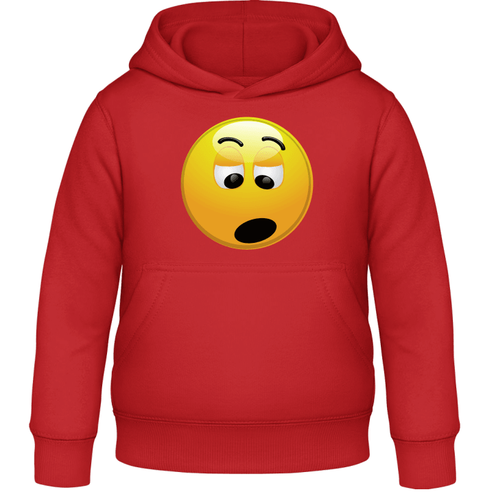 Staggered Smiley Kids Hoodie contain pic
