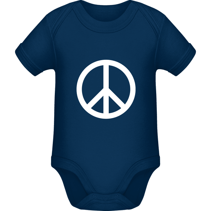 Peace Sign Logo Baby Strampler contain pic