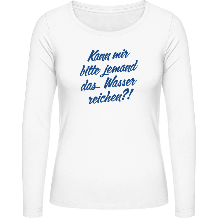 Kann Mir Bitte Jemand Das Wasse Langermet skjorte for kvinner 0 image