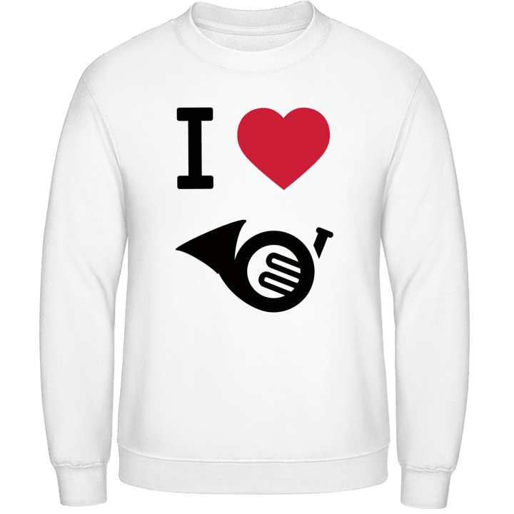I Heart French Horn Sweatshirt contain pic