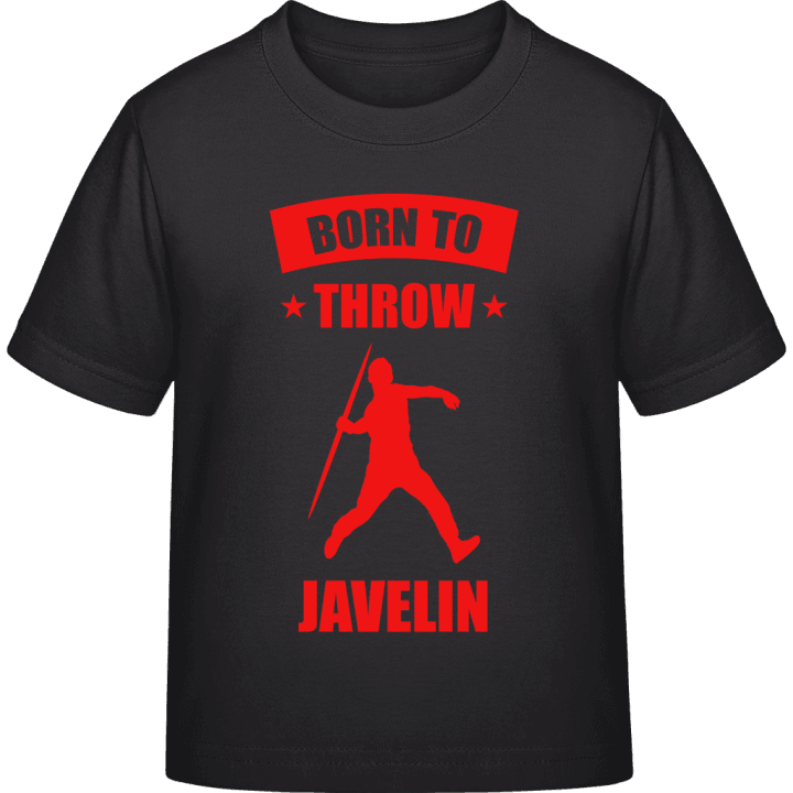 Born To Throw Javelin T-skjorte for barn contain pic