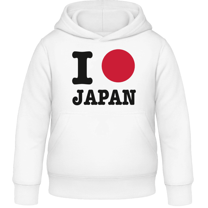 I Love Japan Felpa con cappuccio per bambini contain pic