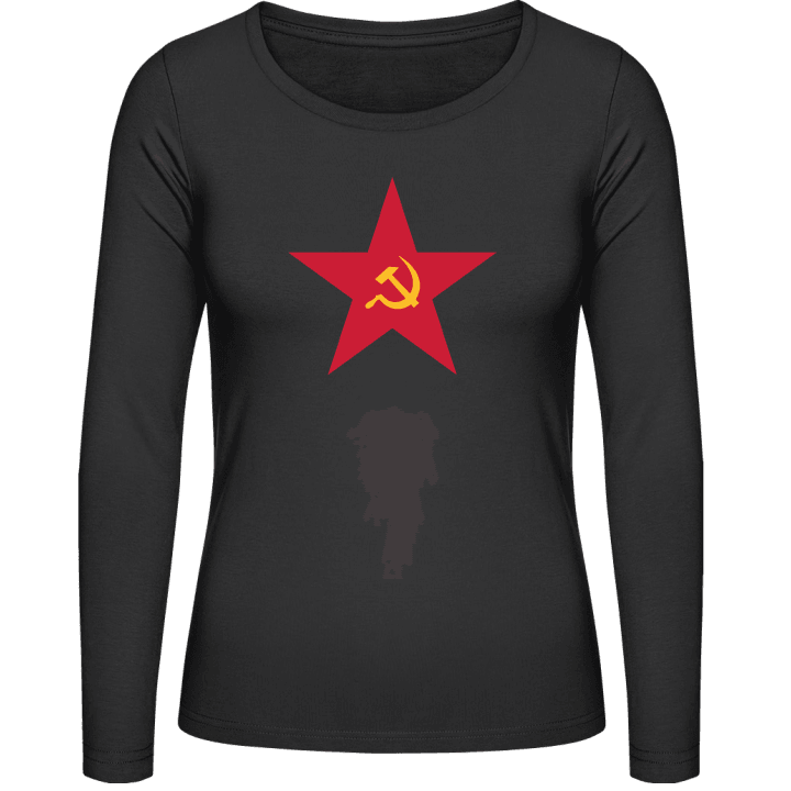 Communism Star Langermet skjorte for kvinner contain pic