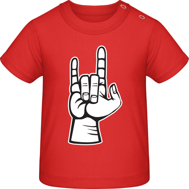 Rock And Roll Hand Camiseta de bebé contain pic