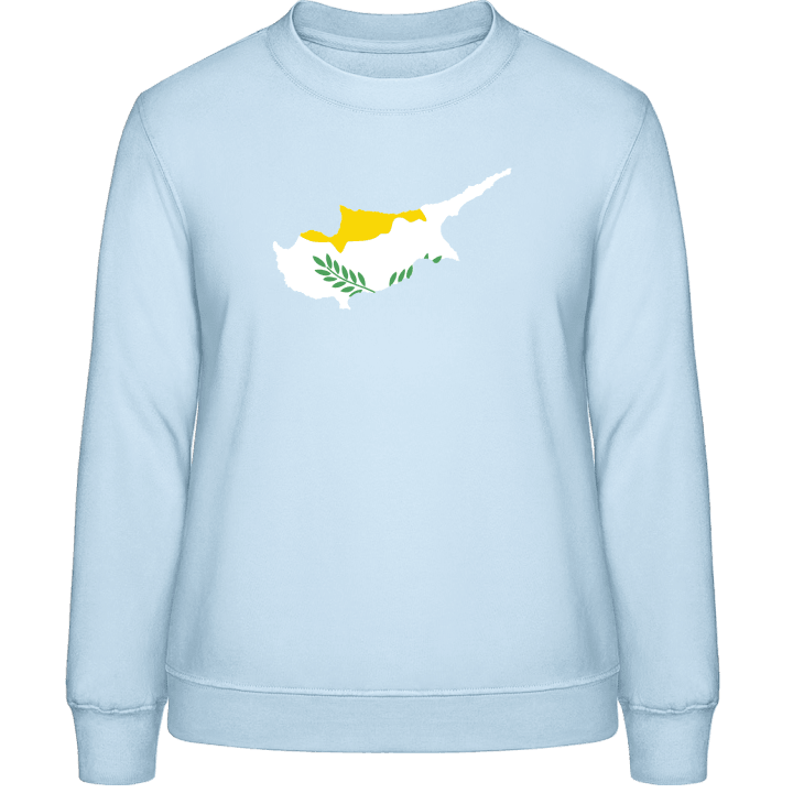 Cyprus Map Sweatshirt för kvinnor contain pic