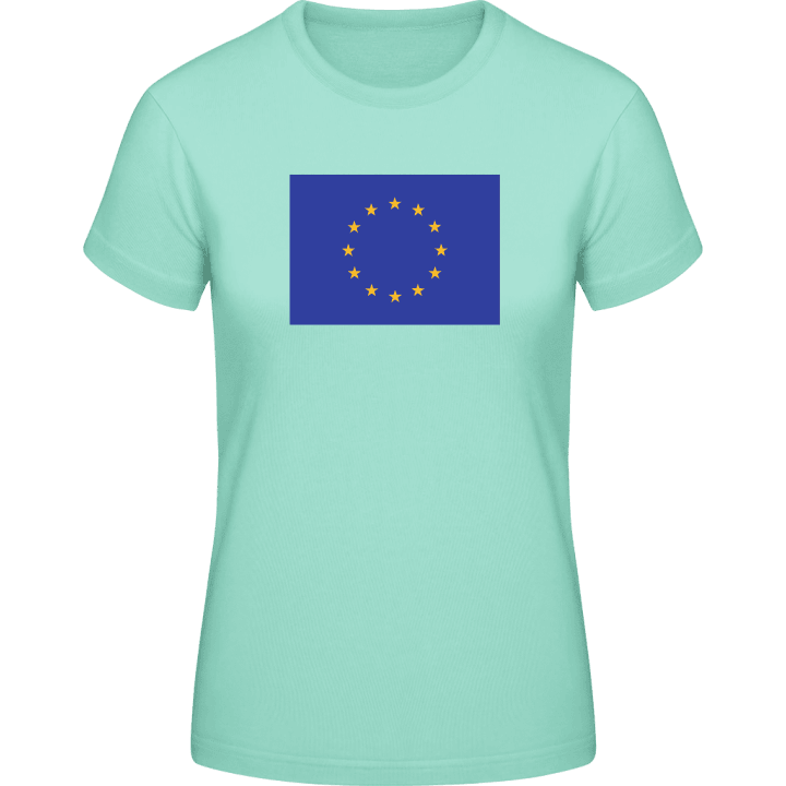 EU European Union Flag Frauen T-Shirt contain pic