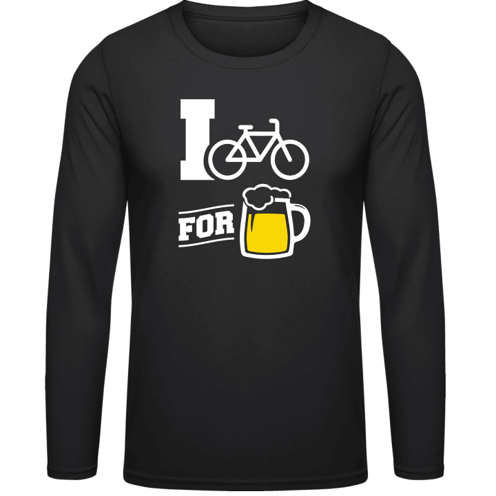 I Ride For Beer Långärmad skjorta 0 image