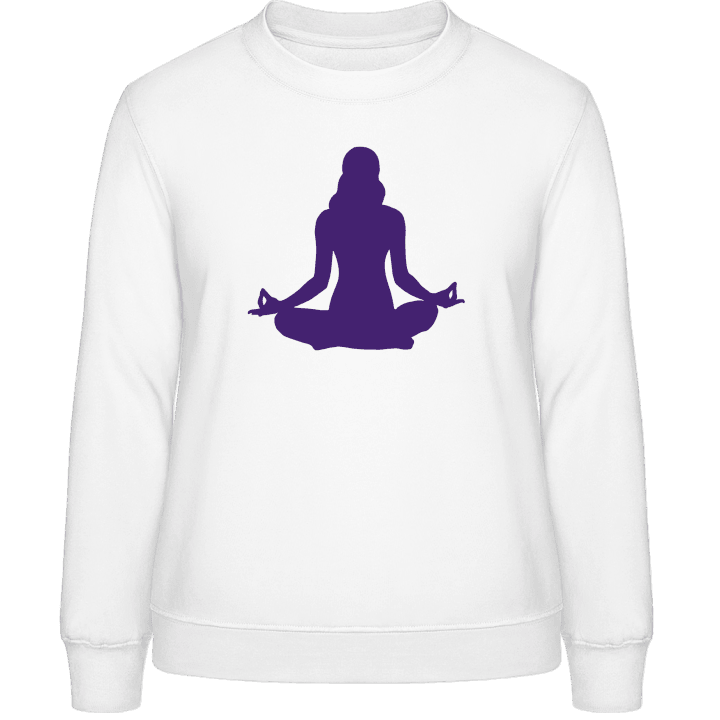 Yoga Female Silhouette Sweatshirt för kvinnor contain pic