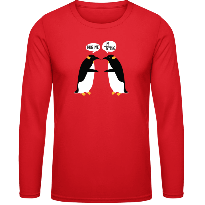 Penguin Hug Problems Långärmad skjorta 0 image