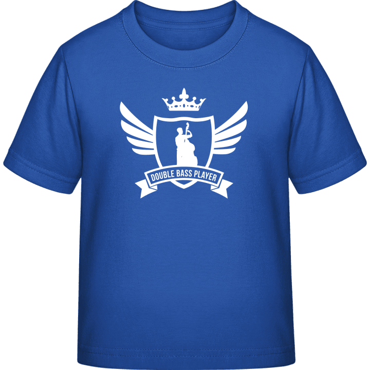 Double Bass Player Crown Camiseta infantil contain pic
