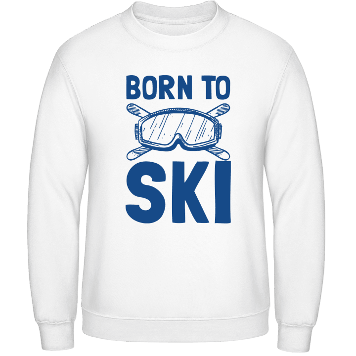 Born To Ski Logo Tröja contain pic