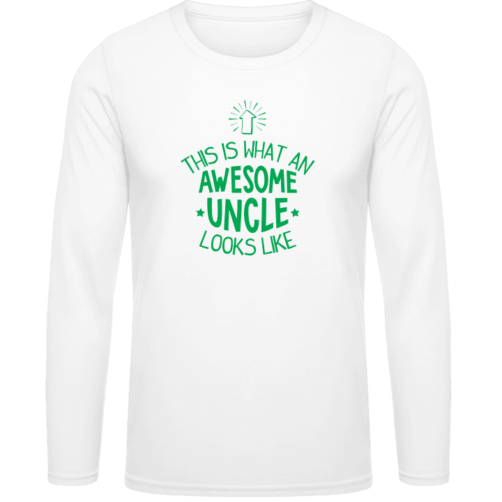 This Is What An Awesome Uncle Looks Like T-shirt à manches longues 0 image