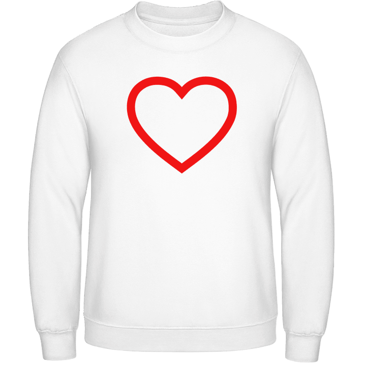 Heart Outline Sweatshirt contain pic