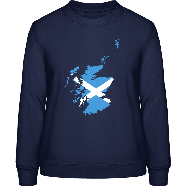 Scotland Map Flag Sweatshirt för kvinnor contain pic
