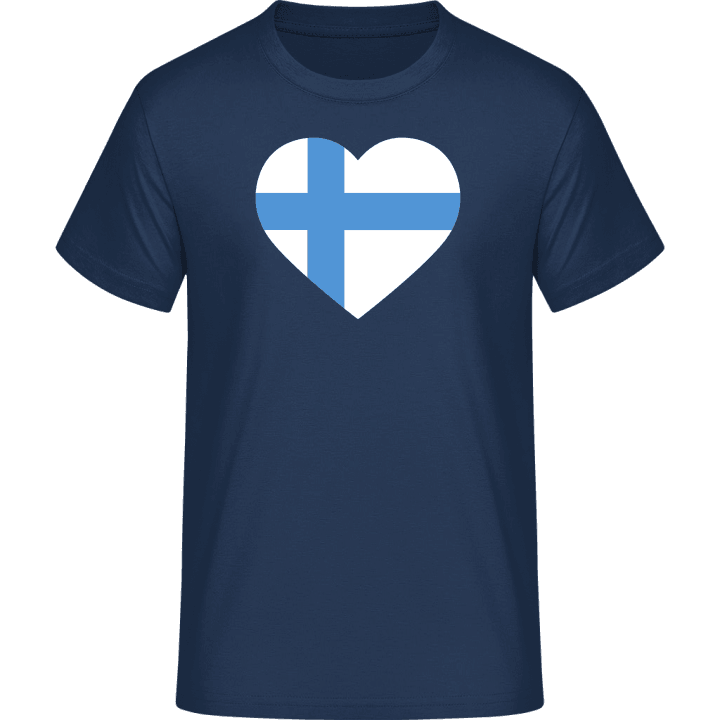 Finland Heart T-skjorte contain pic