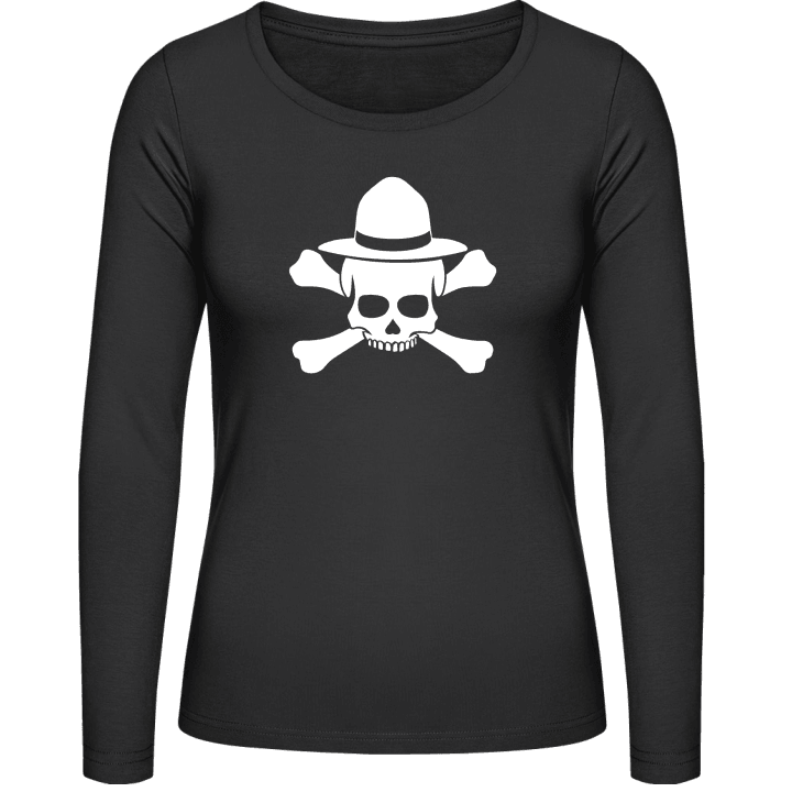Ranger Skull Frauen Langarmshirt contain pic