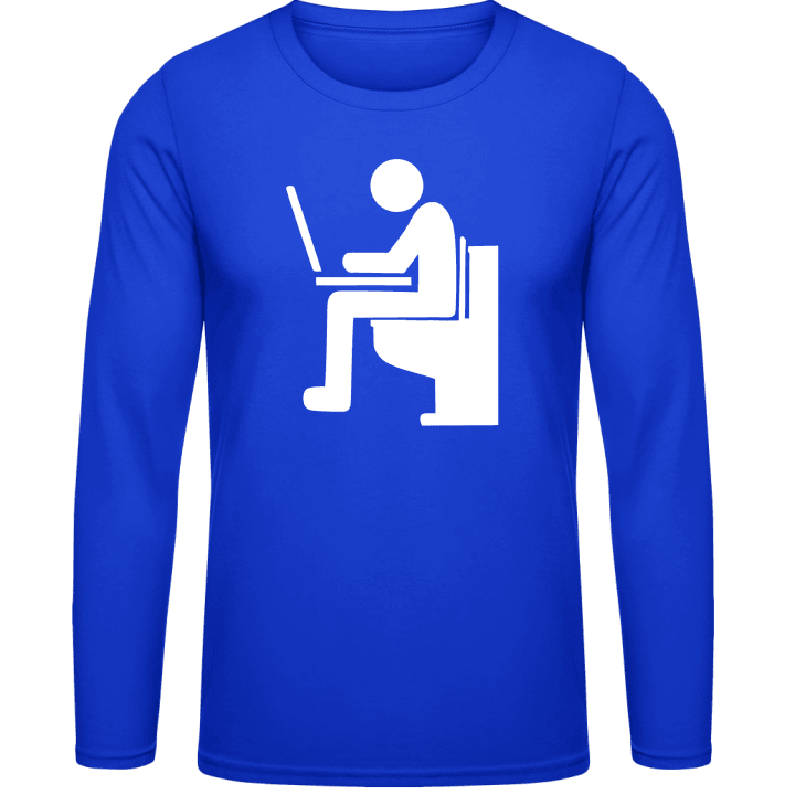 Toilet Worker T-shirt à manches longues contain pic