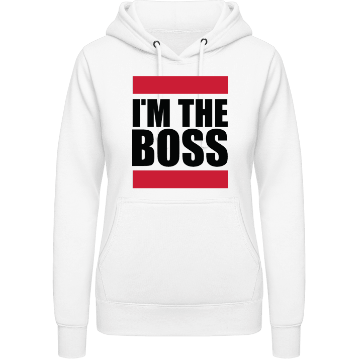 I'm The Boss Logo Sweat à capuche pour femme contain pic
