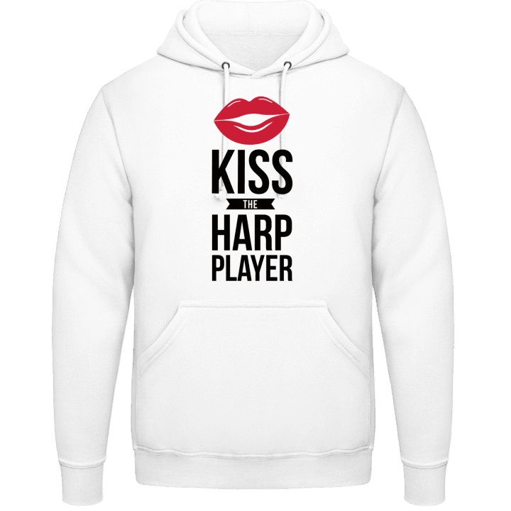 Kiss The Harp Player Felpa con cappuccio contain pic