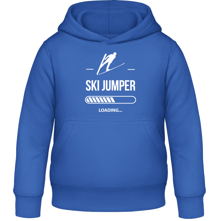 Ski Jumper Loading Kids Hoodie contain pic