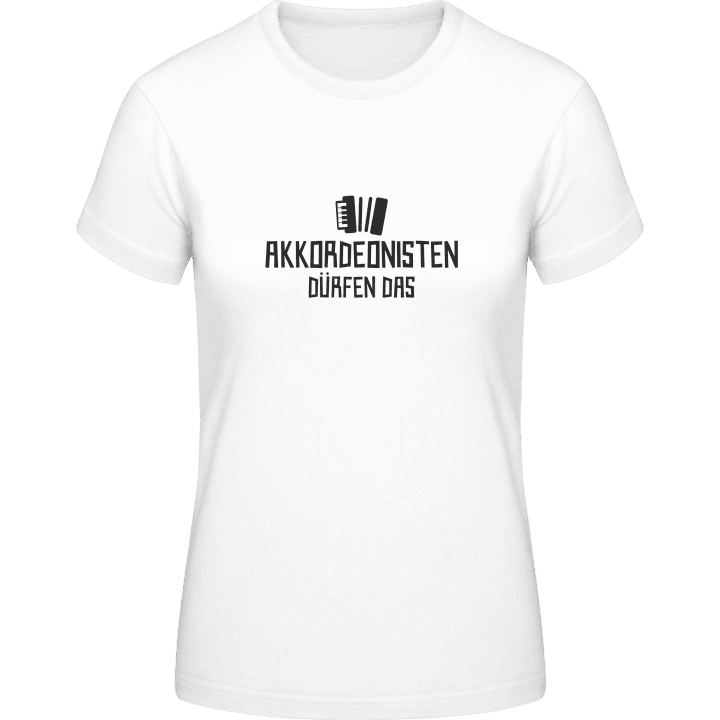 Akkordeonisten dürfen das T-shirt för kvinnor contain pic