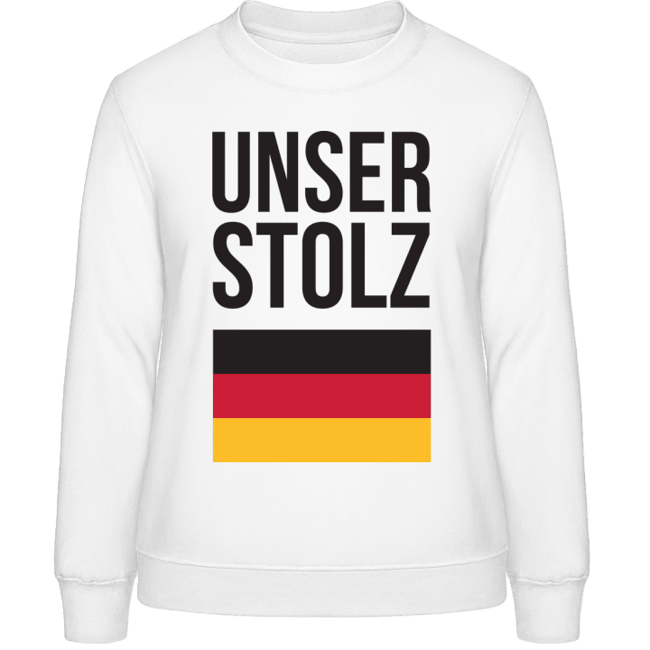 Unser Stolz Frauen Sweatshirt contain pic
