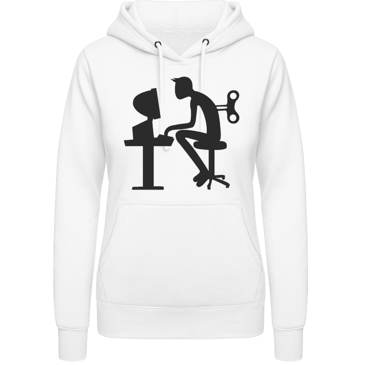 Office Working Vrouwen Hoodie contain pic