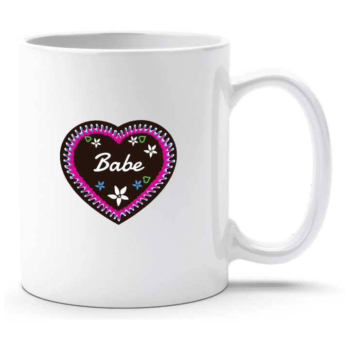 Babe Gingerbread Heart Tasse contain pic