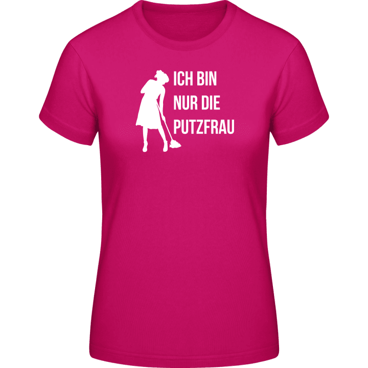 Ich bin nur die Putzfrau T-shirt til kvinder 0 image