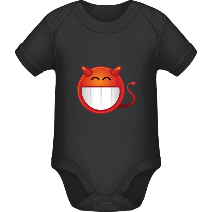 Devil Smiley Baby Strampler 0 image