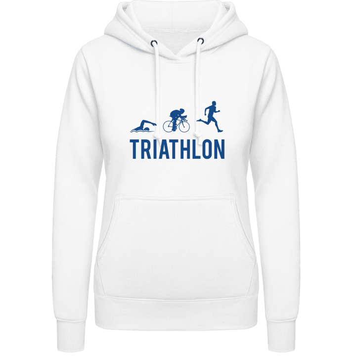 Triathlon Silhouette Frauen Kapuzenpulli 0 image