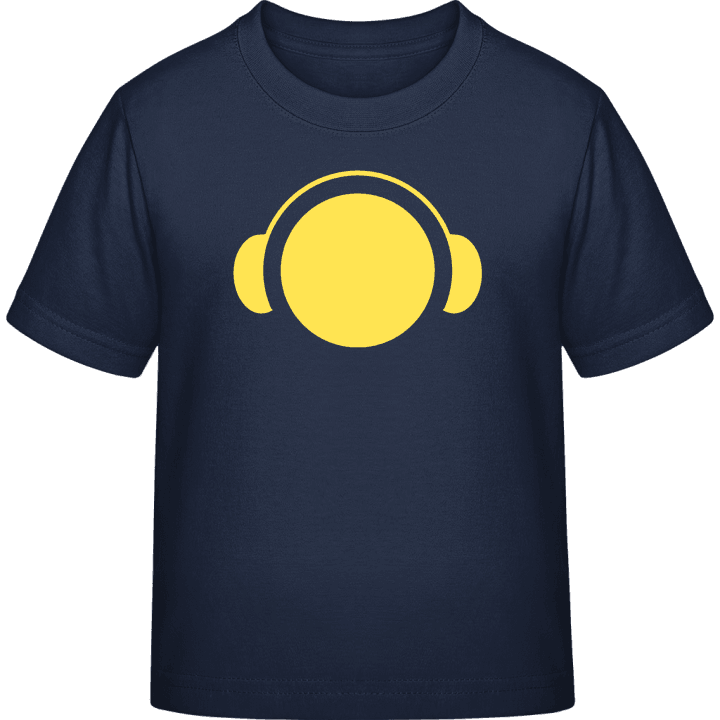 Dj Music Headphones Logo T-shirt för barn contain pic