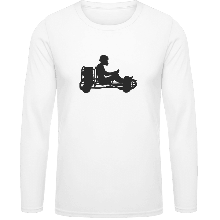 Go Kart T-shirt à manches longues contain pic