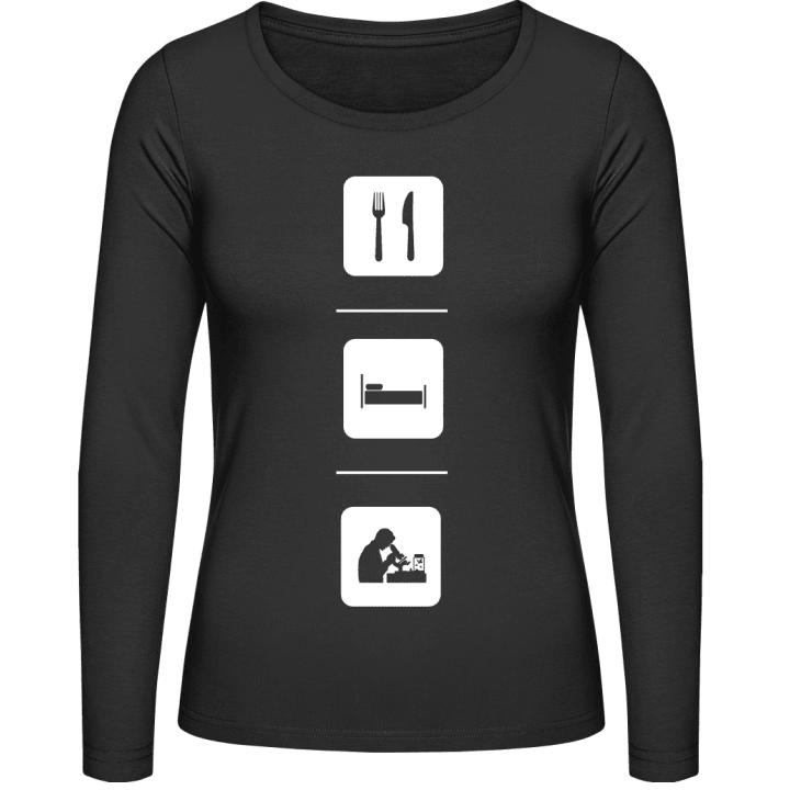 Eat Sleep Biology T-shirt à manches longues pour femmes 0 image