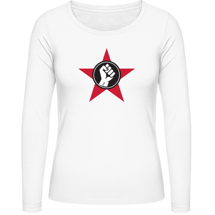 Communism Anarchy Revolution Vrouwen Lange Mouw Shirt contain pic