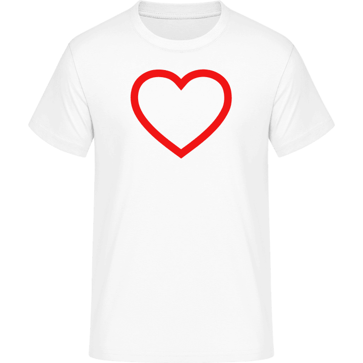 Heart Outline T-Shirt contain pic