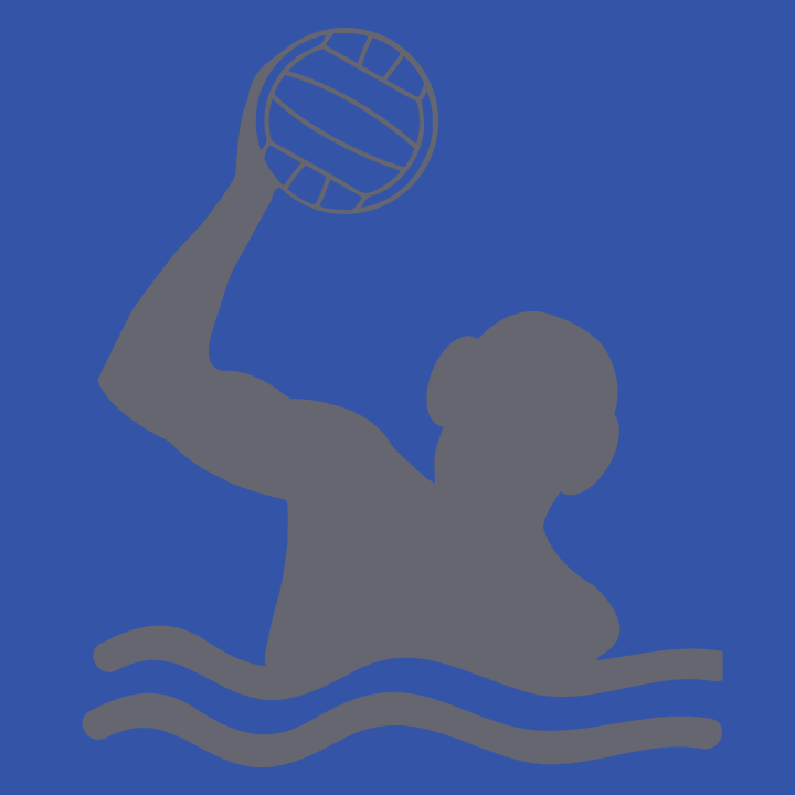 Water Polo Player Silhouette T-shirt à manches longues pour femmes 0 image