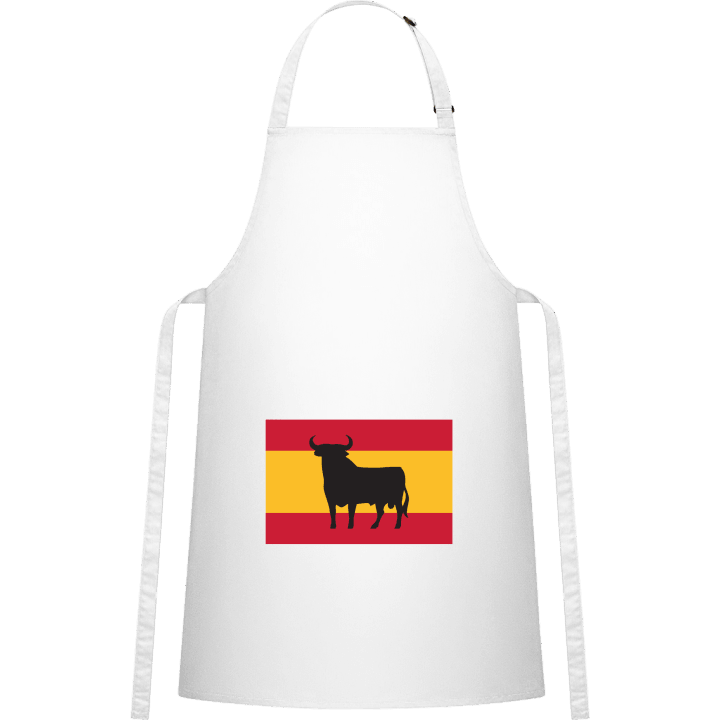 Spanish Osborne Bull Flag Delantal de cocina contain pic