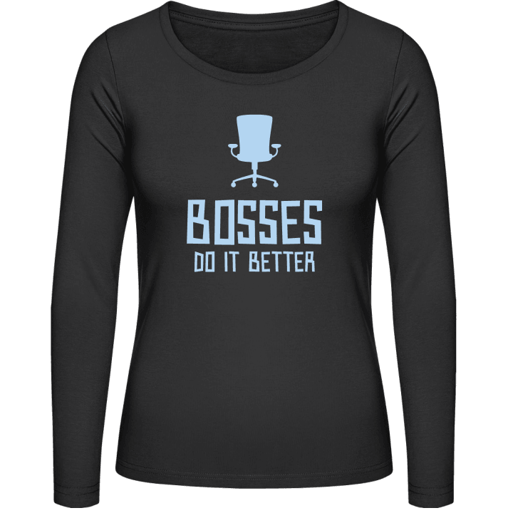 Bosses Do It Better Vrouwen Lange Mouw Shirt contain pic