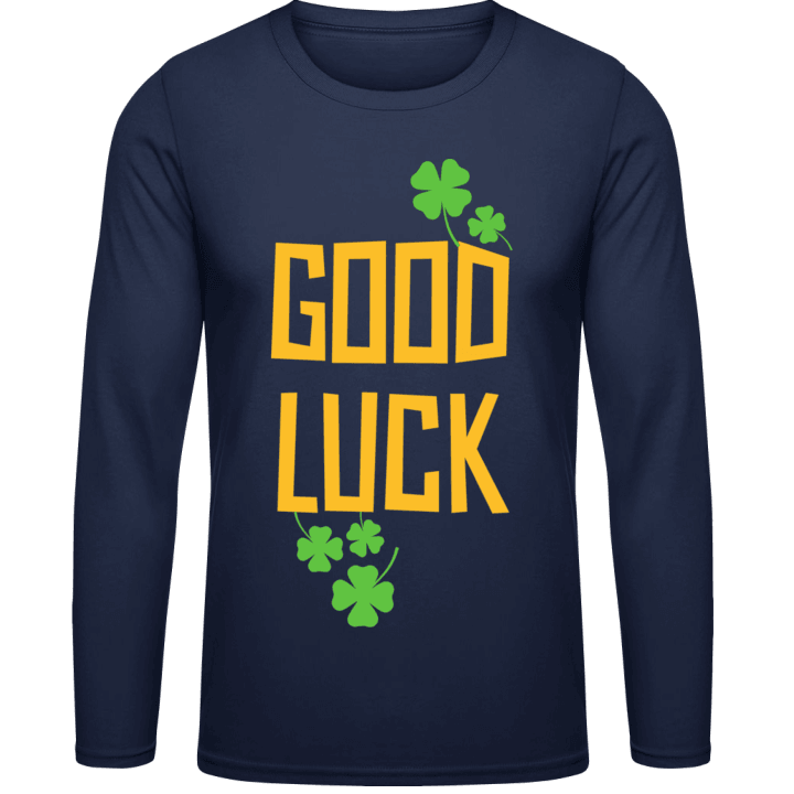 Good Luck Clover T-shirt à manches longues contain pic