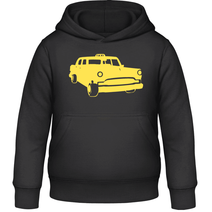 Taxi Cab Illustration Kids Hoodie contain pic