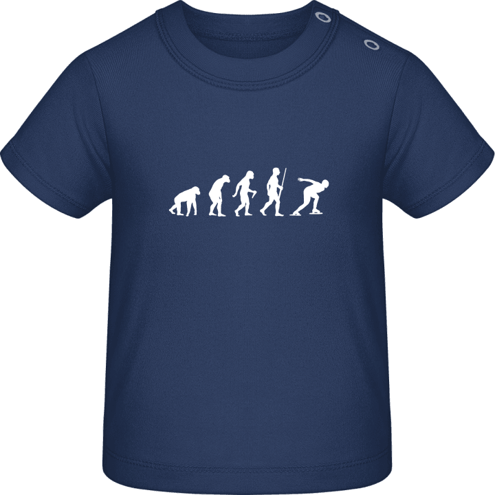 Speed Skating Evolution T-shirt för bebisar contain pic
