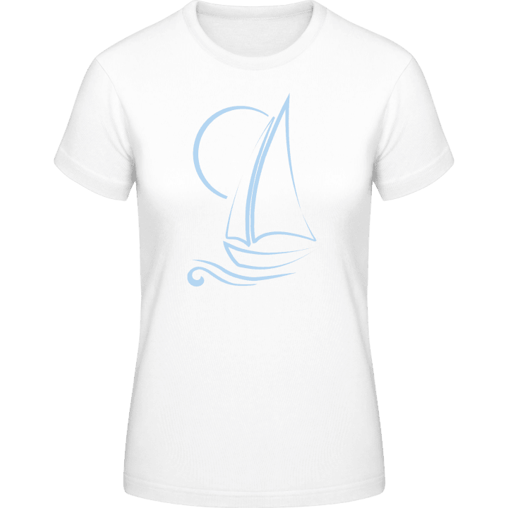 Segelboot Illustration Frauen T-Shirt 0 image