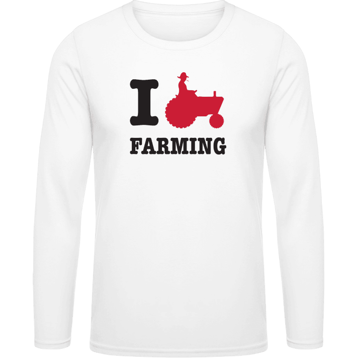 I Love Farming Langermet skjorte contain pic