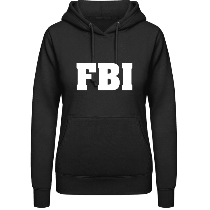 FBI Agent Felpa con cappuccio da donna contain pic