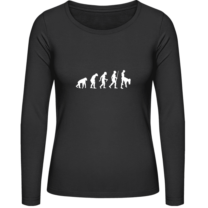 Doggy Style Evolution Kvinnor långärmad skjorta contain pic
