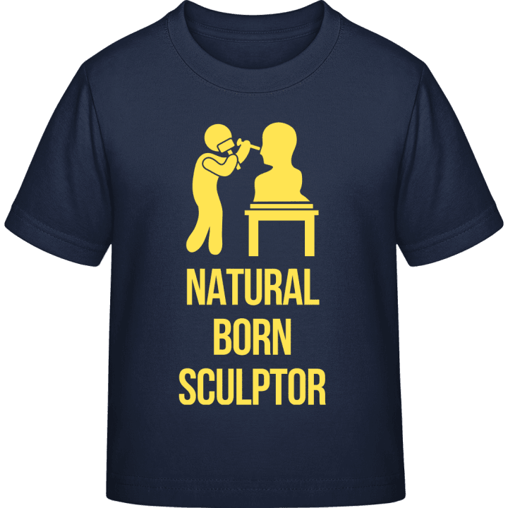 Natural Born Sculptor T-shirt för barn contain pic
