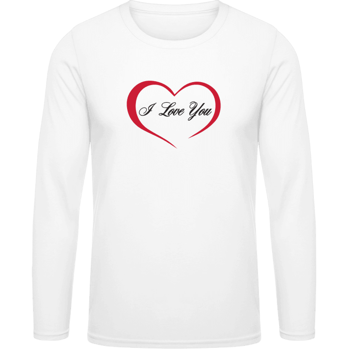 I Love You Heart Long Sleeve Shirt contain pic